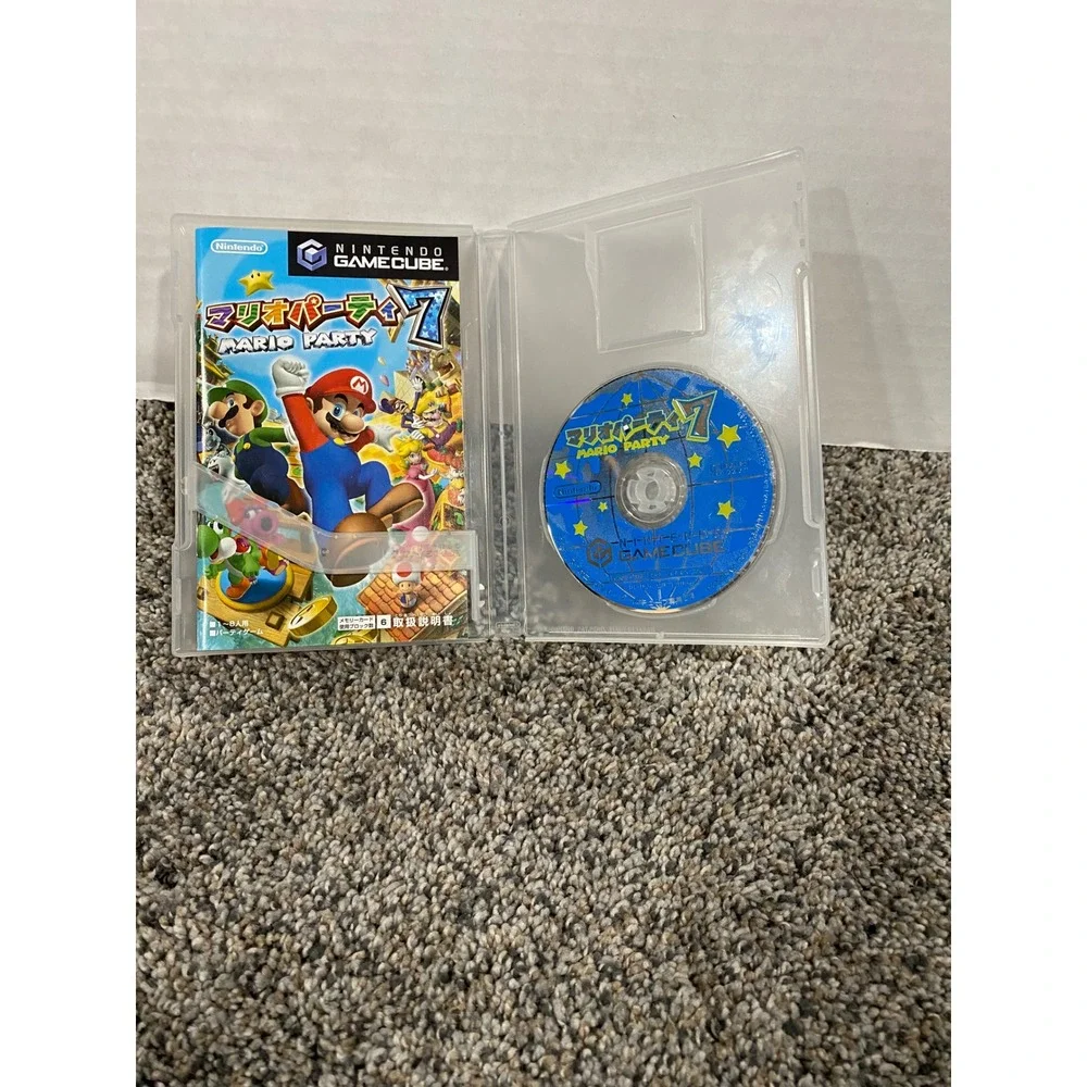 Nintendo Mario Party 7 GameCube Japanese Excellent With Microphone Bundle NTSC-J
